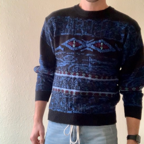 Vintage Other - Vintage patterned sweater good condition